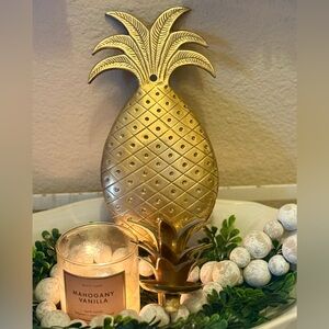 Gold Pineapple Wall Decor